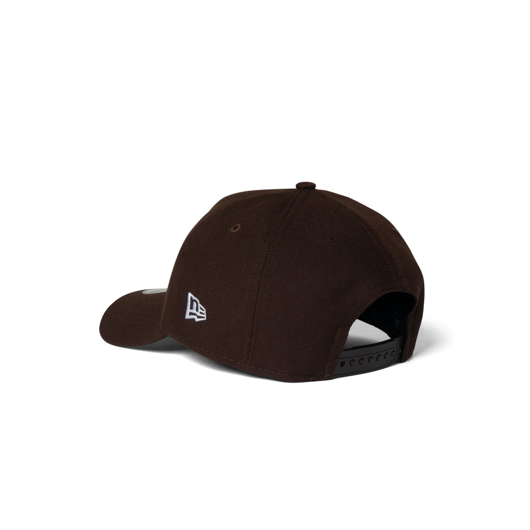 New Era Padres Super Micro Logo 9Forty A Frame Snapback Brown