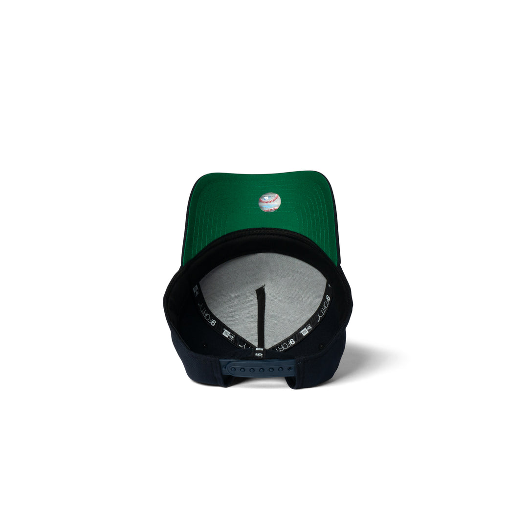 New Era Red Sox Super Micro Logo 9Forty A Frame Snapback Navy