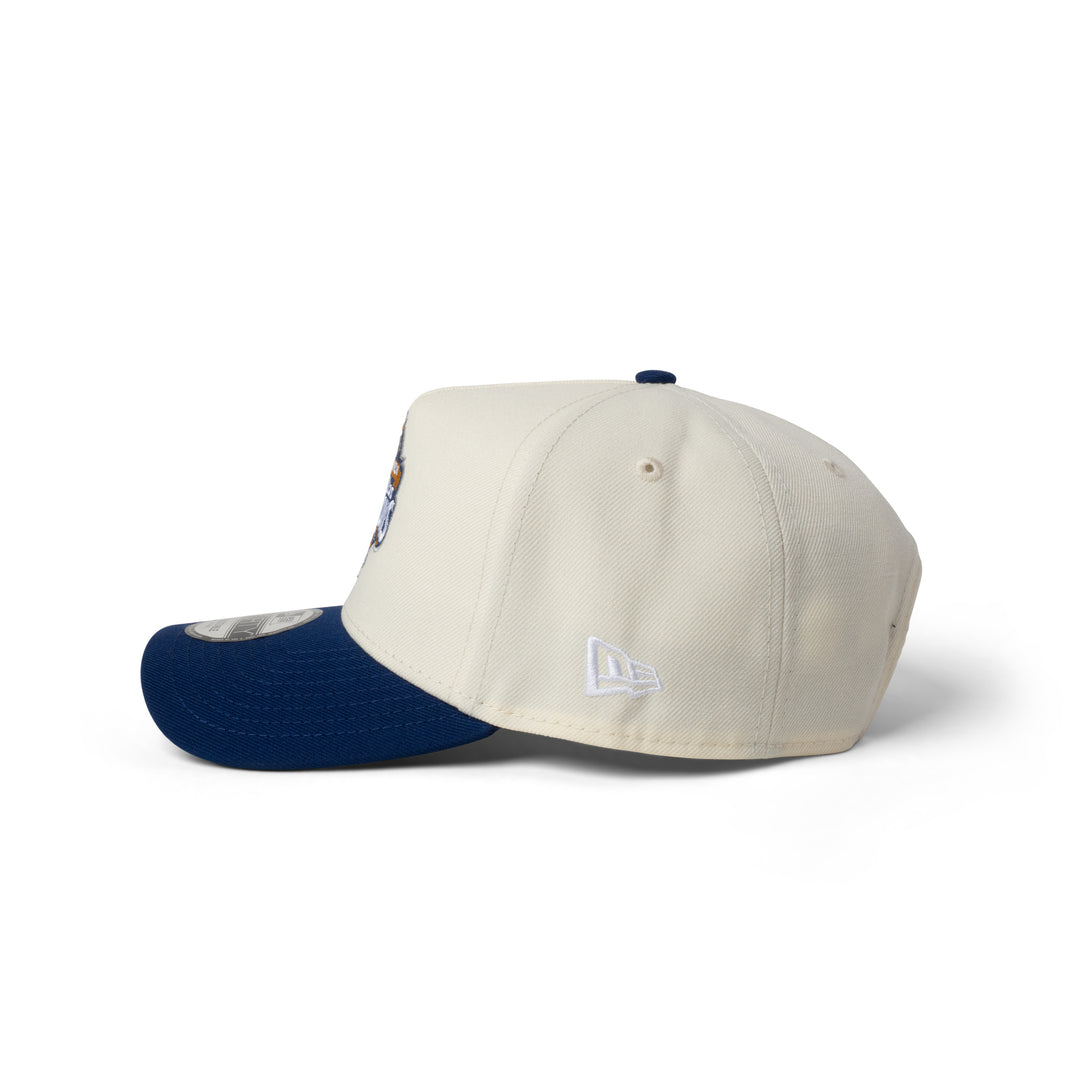 New Era Dodgers Back to Back Champions Patch 9Forty Snapback Chrome/Dark Royal