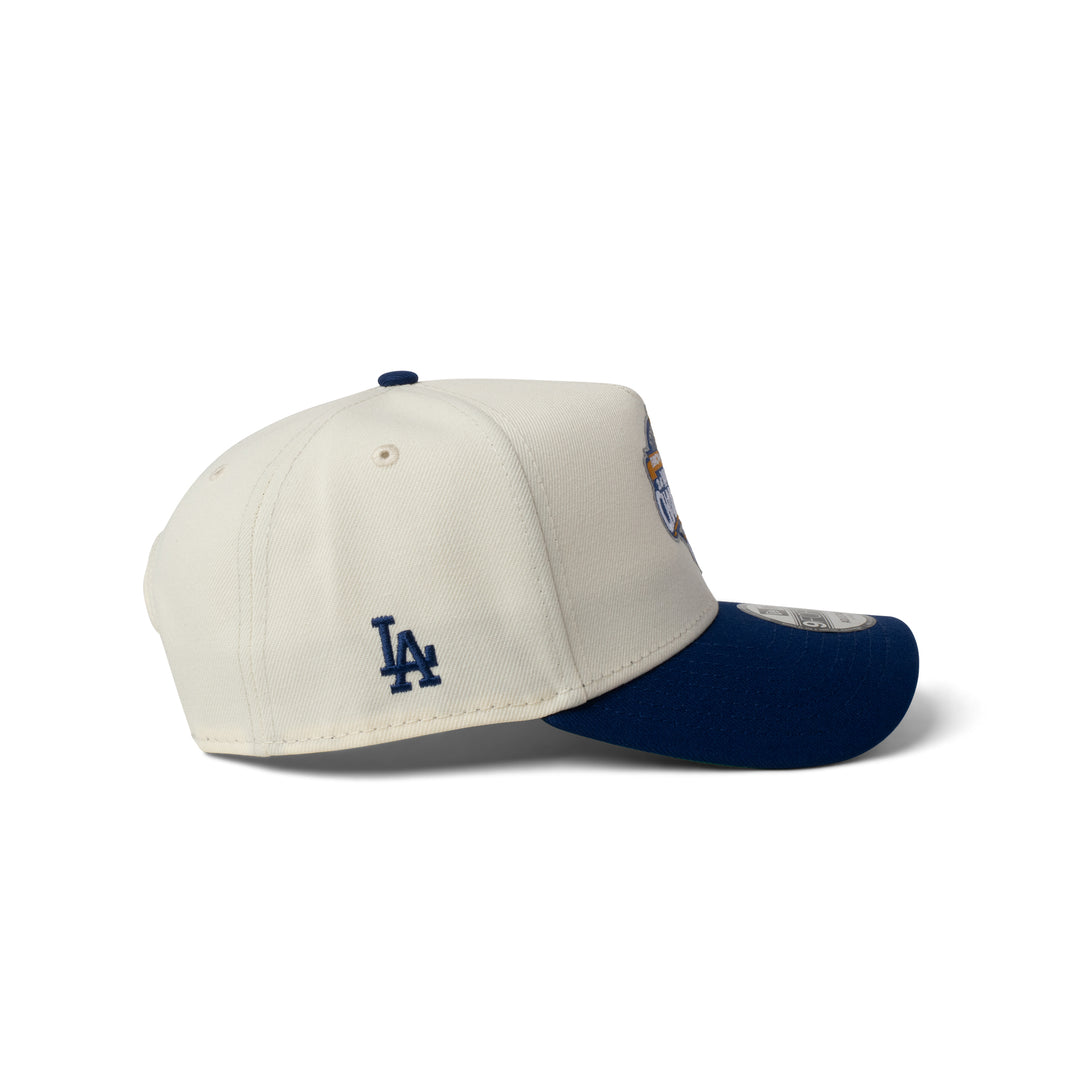 New Era Dodgers Back to Back Champions Patch 9Forty Snapback Chrome/Dark Royal