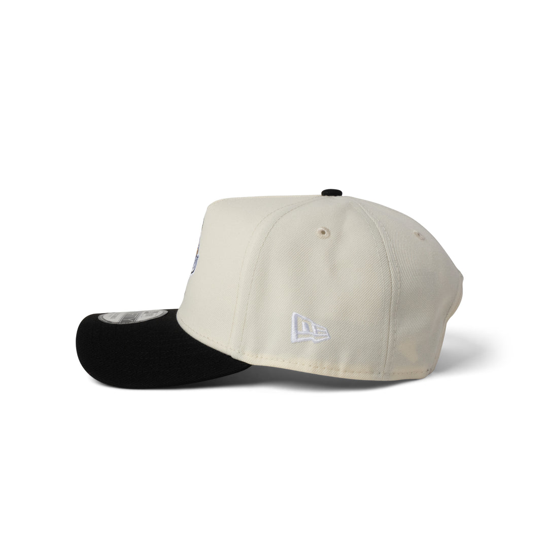 New Era Dodgers World Series Champions Patch 9Forty Snapback Chrome/Black