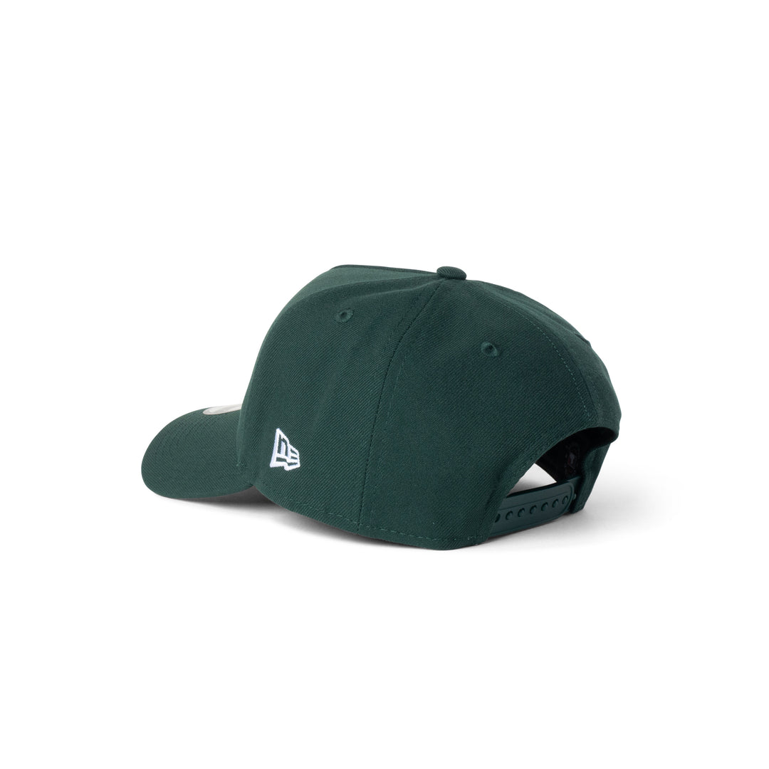 New Era Yankees Super Micro Logo 9Forty A Frame Snapback Dark Green