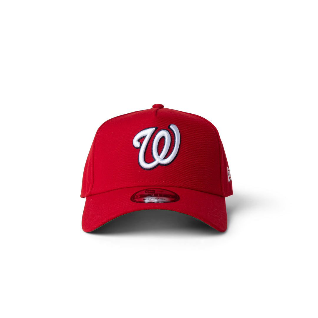 New Era Nationals 9Forty Snapback Red