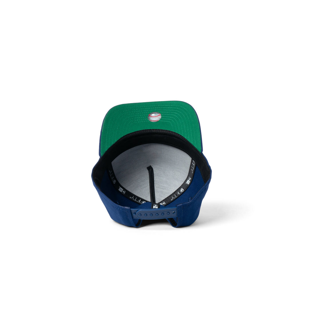 New Era Dodgers Micro Club Logo 9Fifty Snapback Blue