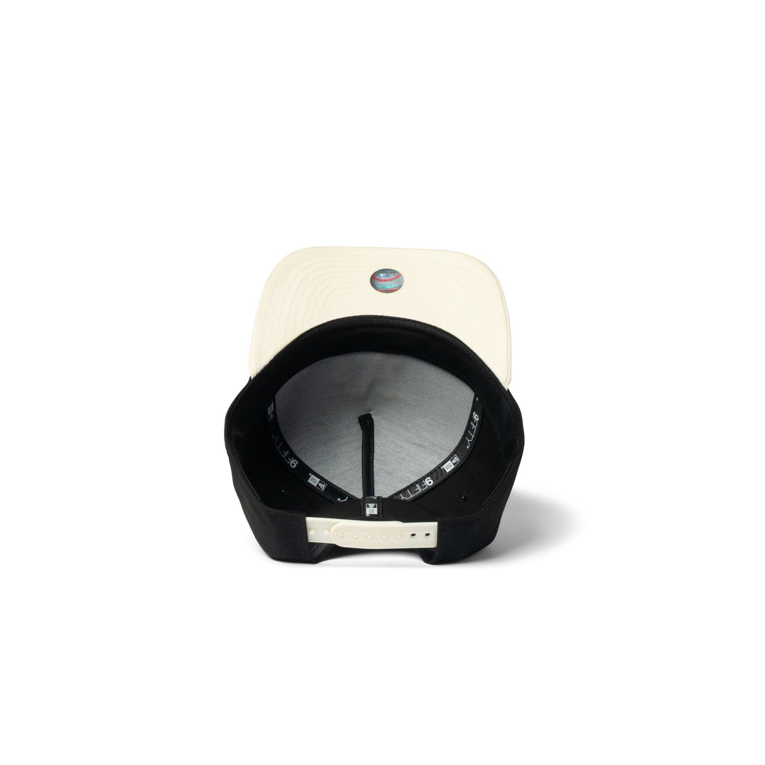 New Era A's Upside Down 9Fifty A Frame Snapback Black