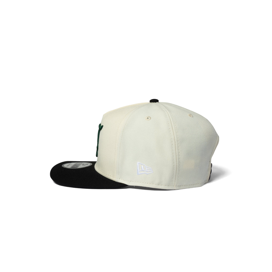 New Era A's Upside Down 9Fifty A Frame Snapback Chrome