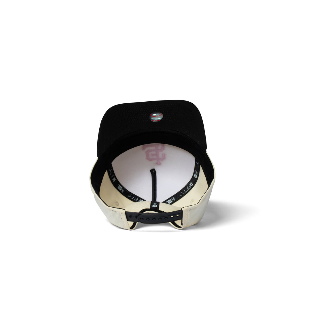 New Era Giants Upside Down 9Fifty A Frame Snapback Chrome