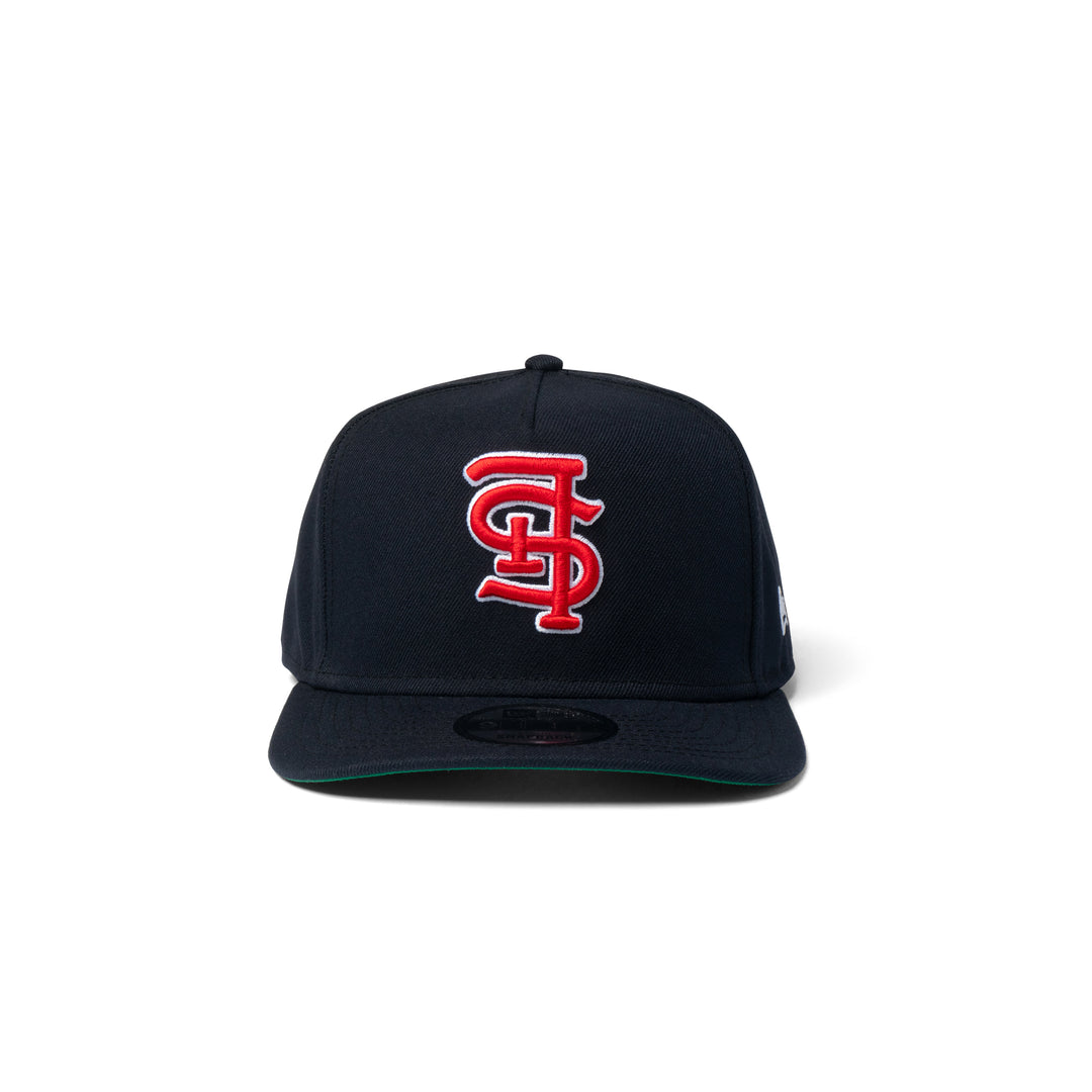 New Era Cardinals 9Fifty A Frame Curve Upside Down Snapback Navy