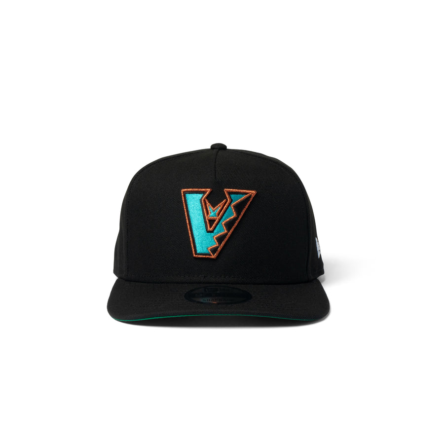 New Era Diamondbacks 9Fifty A Frame Curve Upside Down Snapback Black