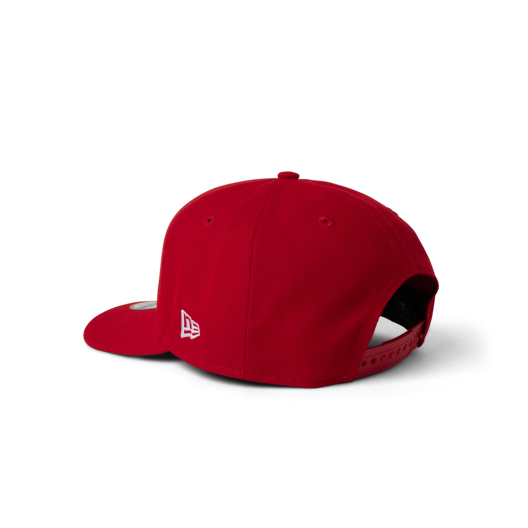 New Era Phillies 9Fifty A Frame Curve Upside Down Snapback Red