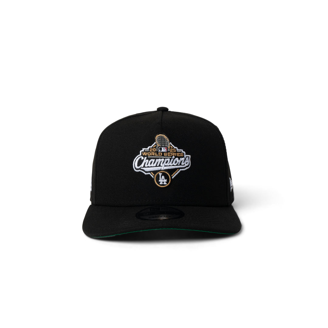 New Era Dodgers World Series Champions Patch 9Fifty Snapback Black