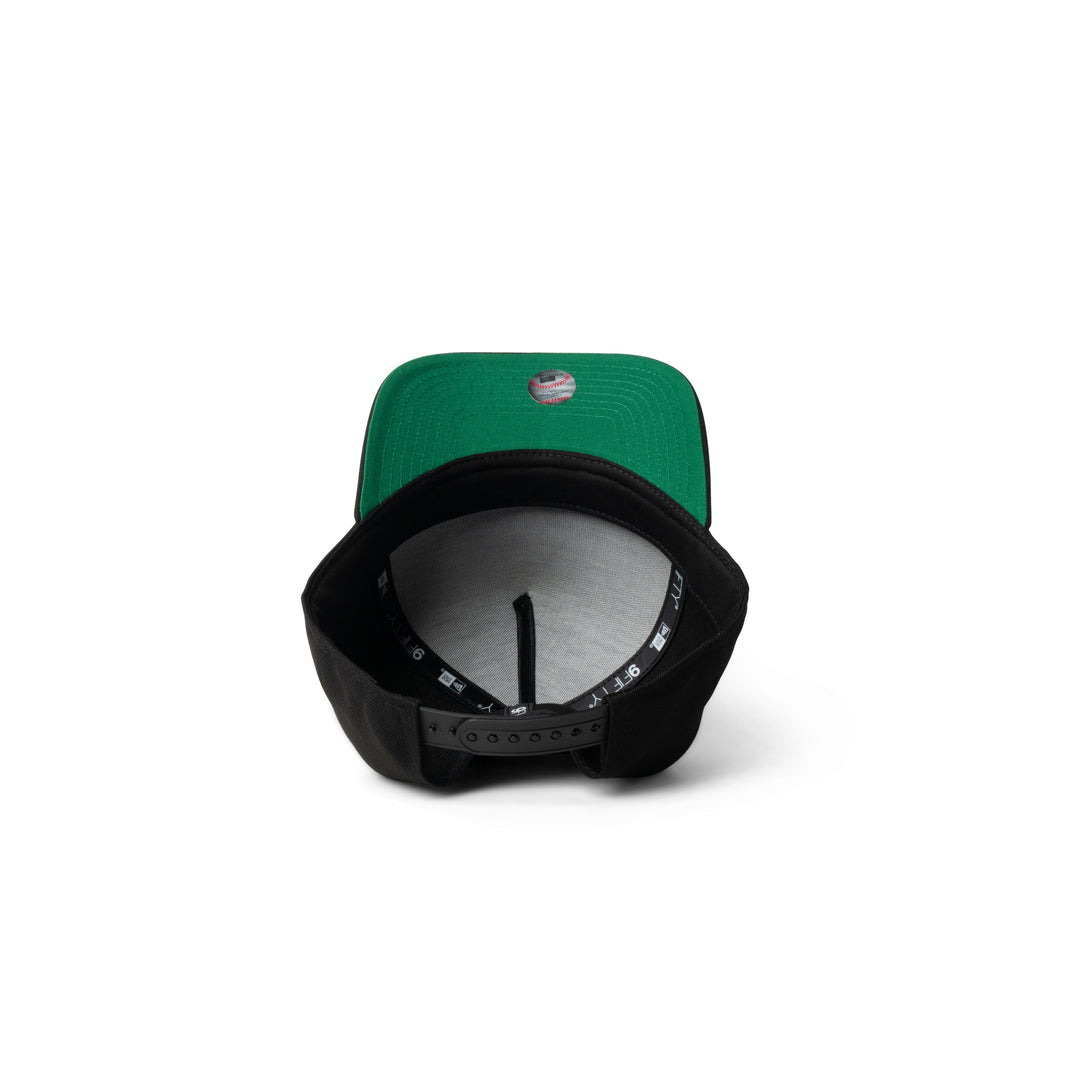 New Era Dodgers Micro Club Logo 9Fifty Snapback Black