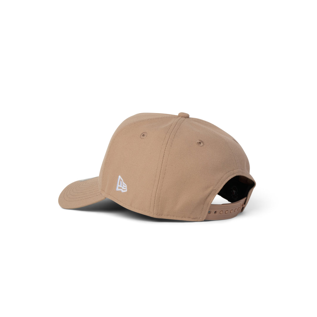 New Era Dodgers Super Micro Logo 9Forty A Frame Snapback Camel