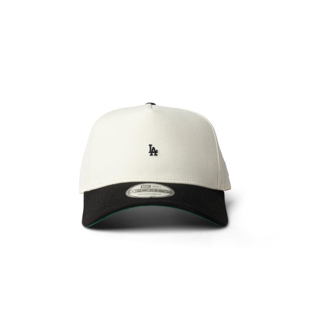 New Era Dodgers Super Micro Logo 9Forty A Frame Snapback Chrome/Black