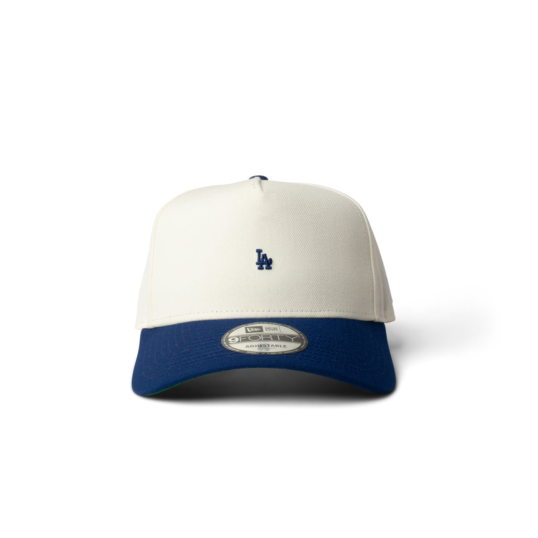 New Era Dodgers Super Micro Logo 9Forty A Frame Snapback Chrome/Royal