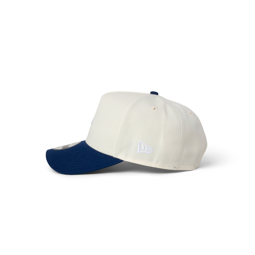 New Era Dodgers Super Micro Logo 9Forty A Frame Snapback Chrome/Dark Royal