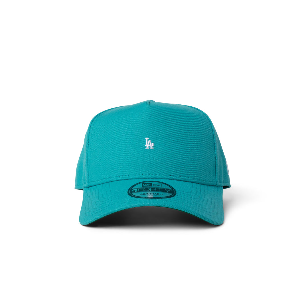 New Era Dodgers Super Micro Logo 9Forty A Frame Snapback Teal
