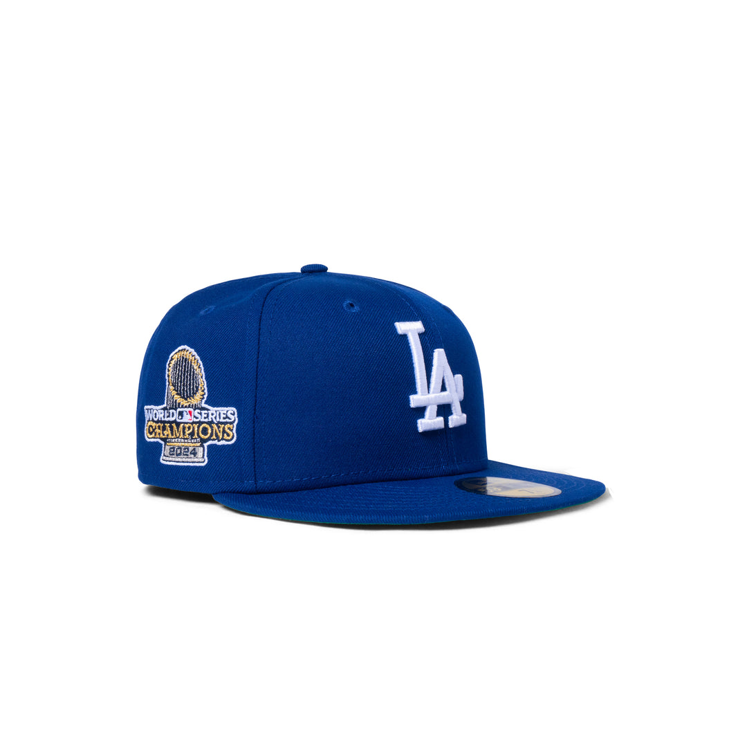 New Era Dodgers 2024 World Series Champions Trophy Side