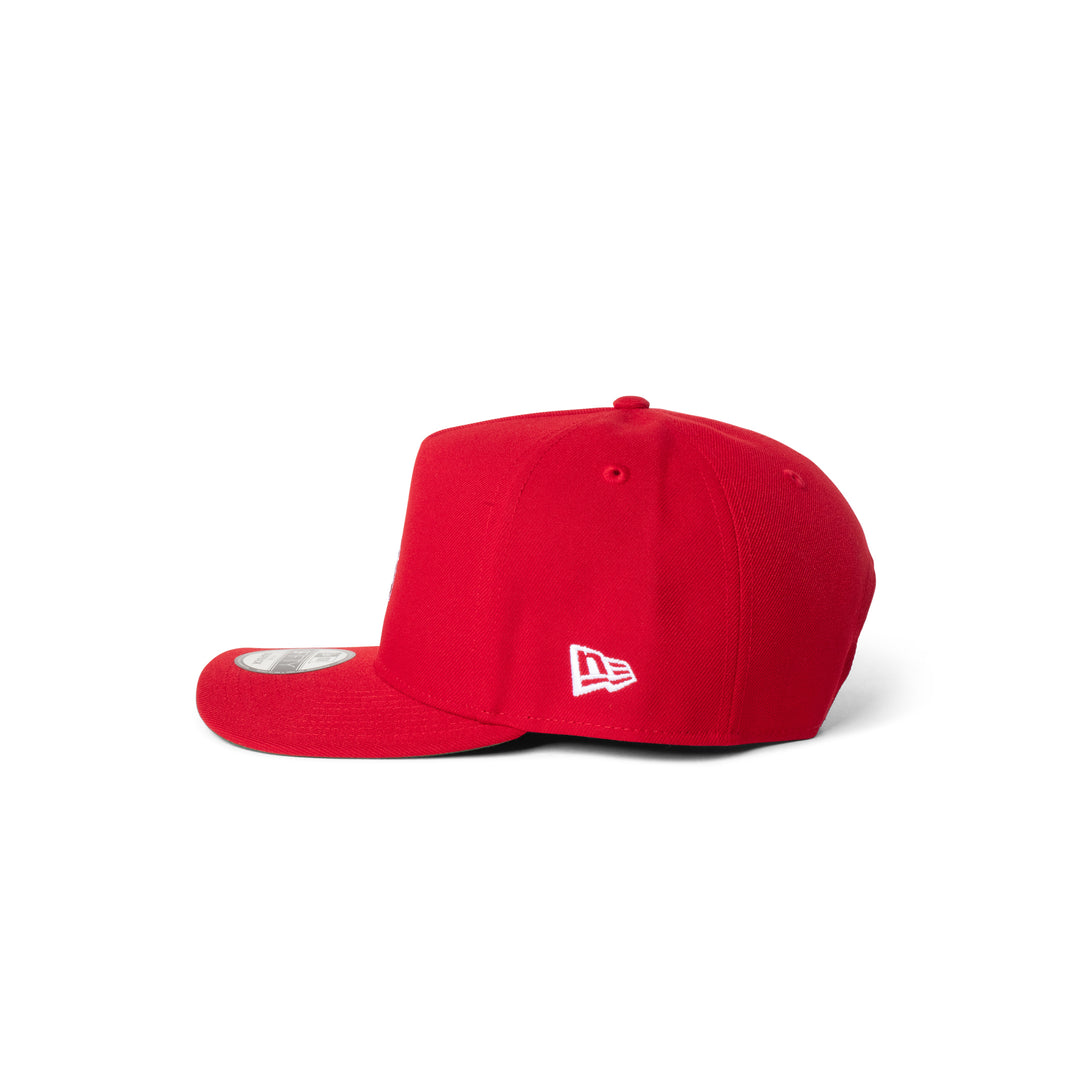 New Era Angels Micro Logo 9Fifty A Frame Snapback Red