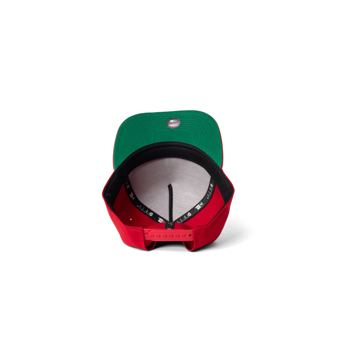 New Era Angels Micro Logo 9Fifty A Frame Snapback Red