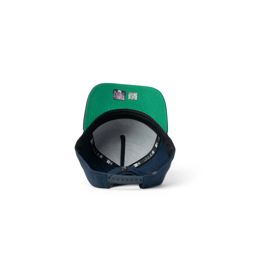 New Era Clippers Micro Logo 9Fifty Snapback Navy