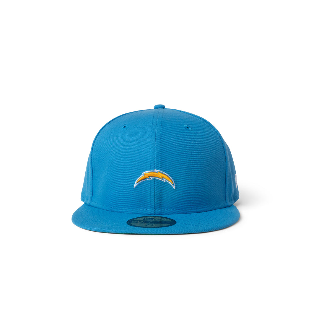 New Era Chargers Micro Logo 59Fifty Fitted Powder Blue