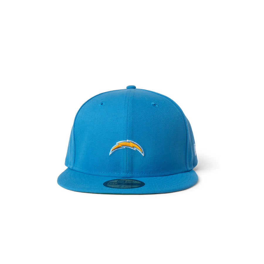 New Era Chargers Micro Logo 59Fifty Fitted Powder Blue