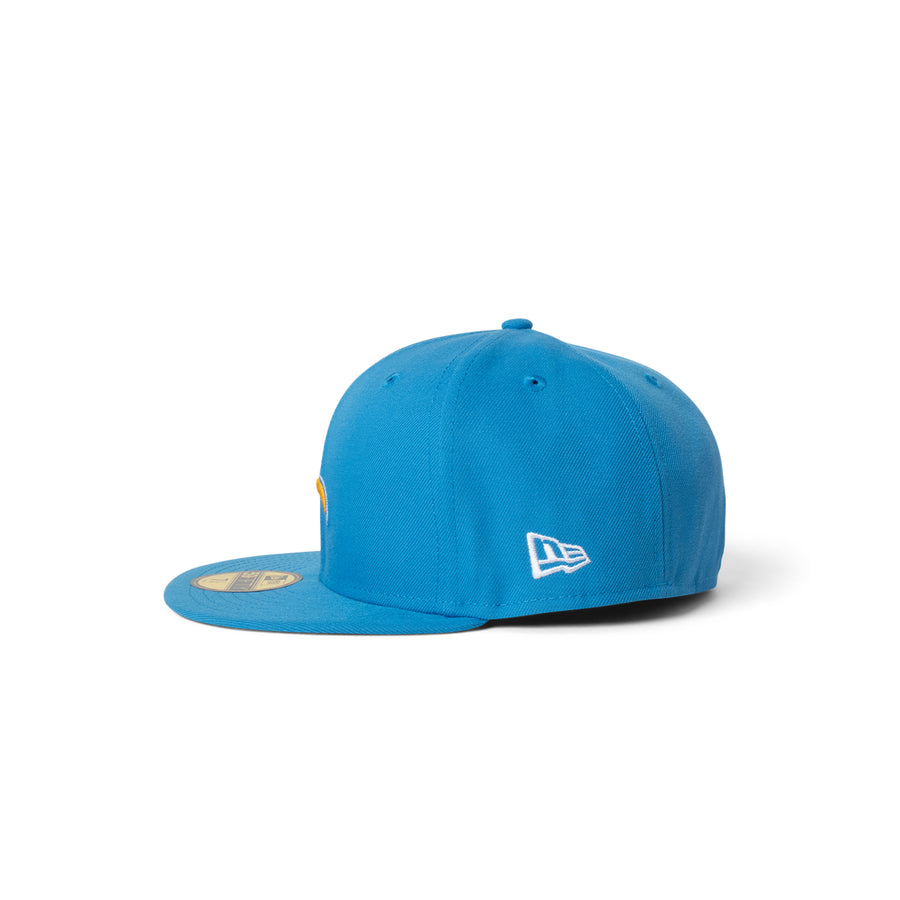 New Era Chargers Micro Logo 59Fifty Fitted Powder Blue