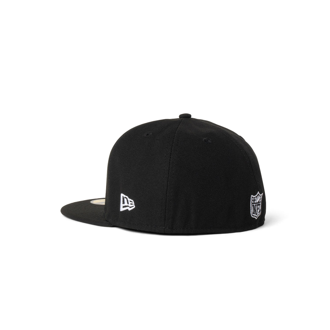 New Era Raiders Micro Logo 59Fifty Fitted Black