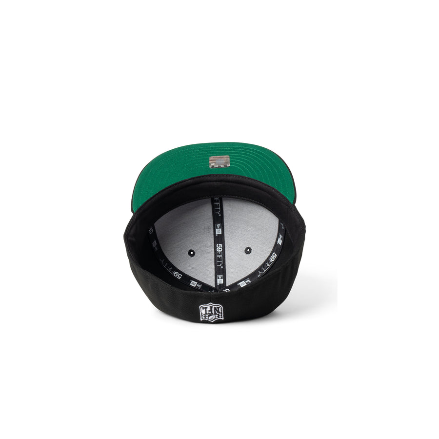 New Era Raiders Micro Logo 59Fifty Fitted Black