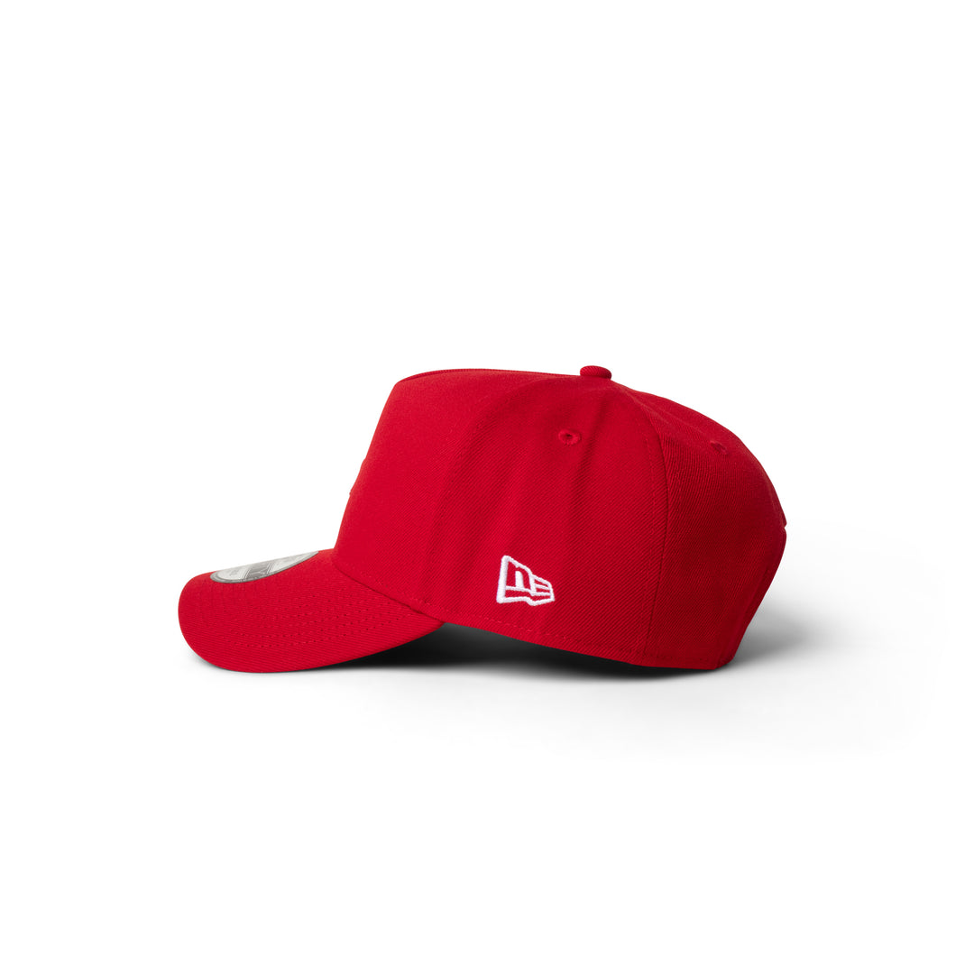 New Era Angels Super Micro Logo 9Forty A Frame Snapback Red