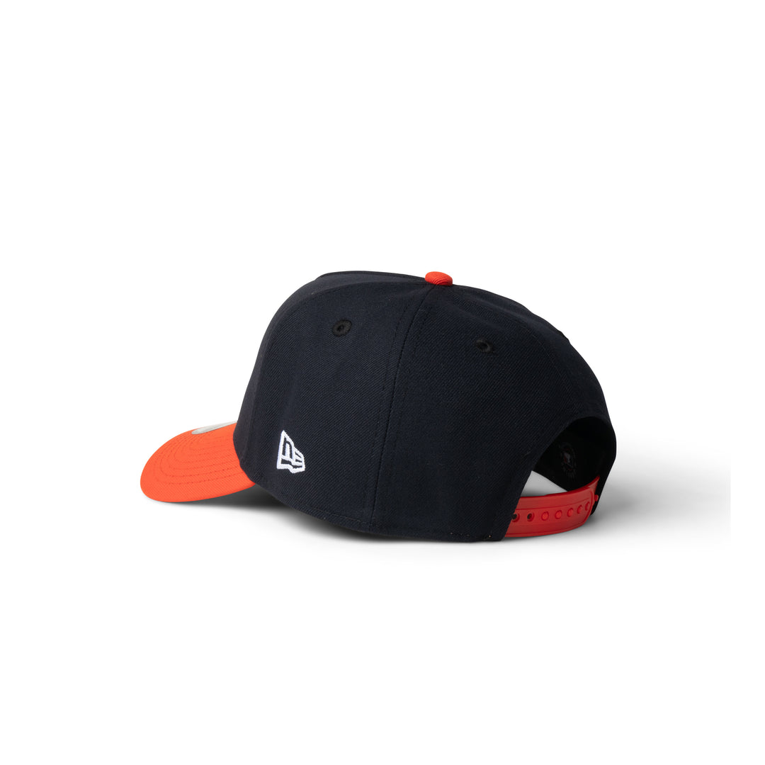 New Era Astros Super Micro Logo 9Forty A Frame Snapback Navy/Orange