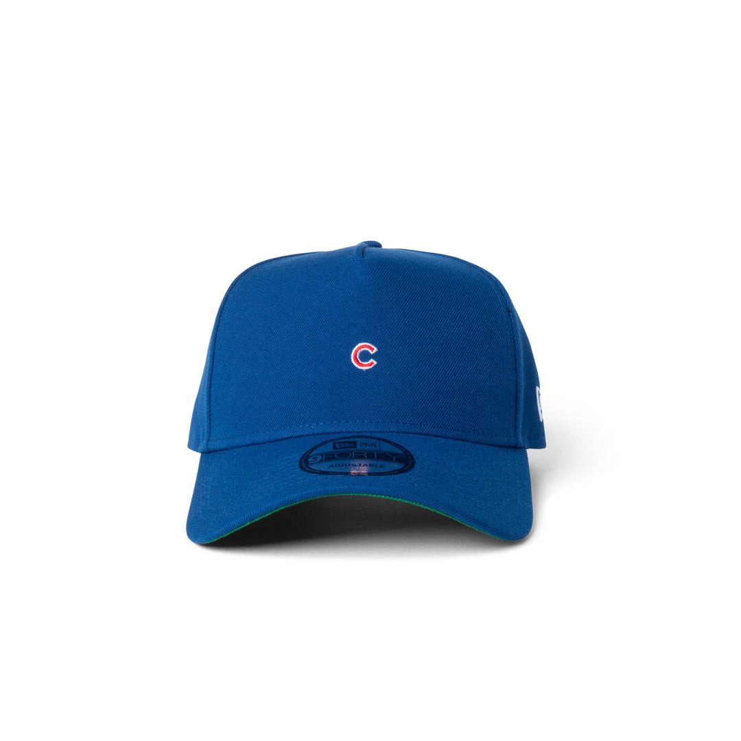 New Era Cubs Super Micro Logo 9Forty A Frame Snapback Blue