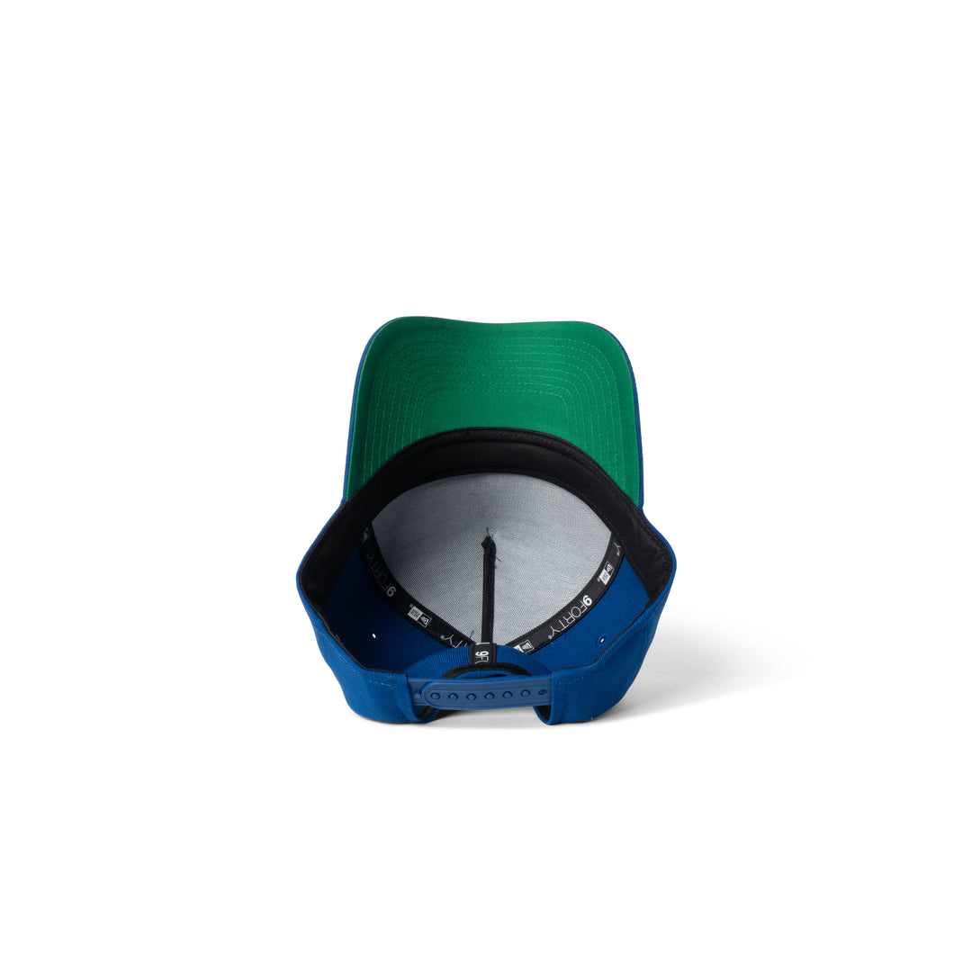 New Era Cubs Super Micro Logo 9Forty A Frame Snapback Blue