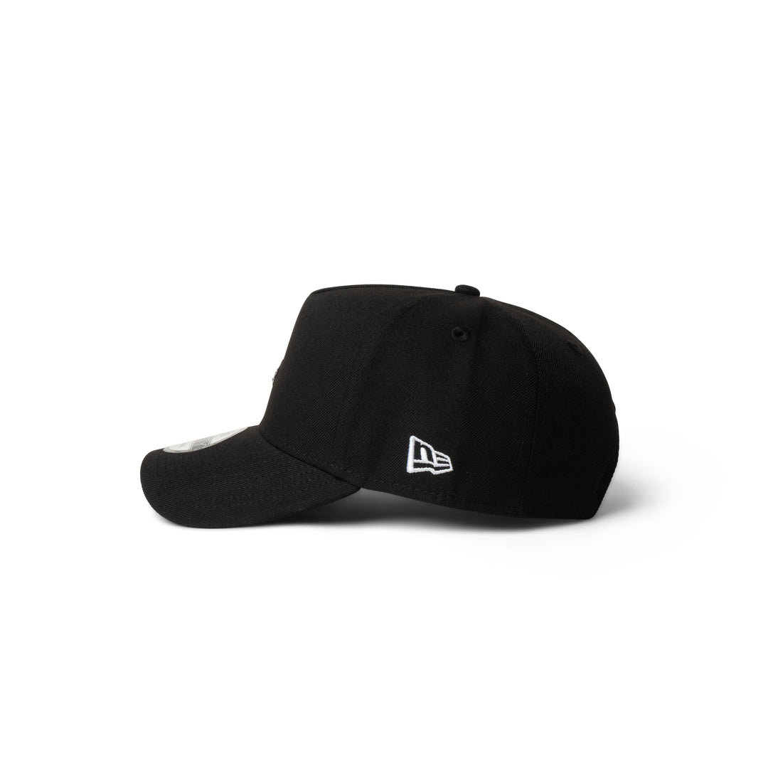 New Era Rockies Super Micro Logo 9Forty A Frame Snapback Black