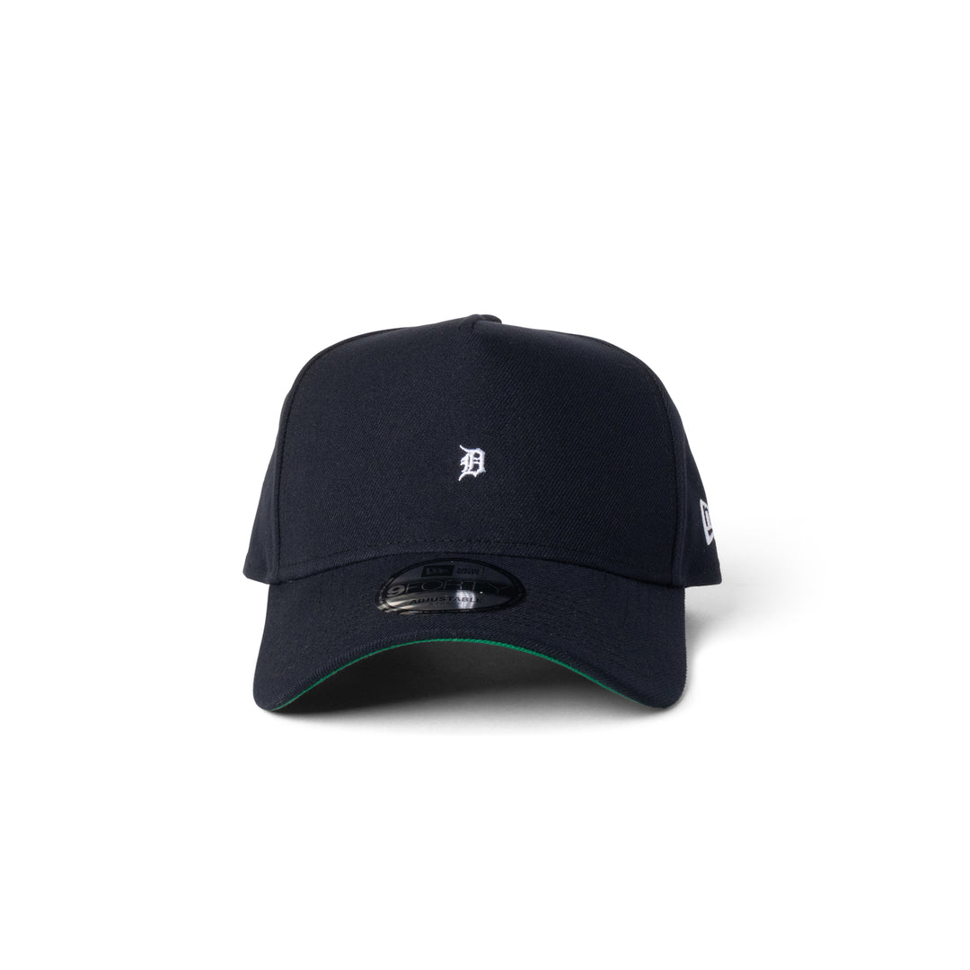 New Era Tigers Super Micro Logo 9Forty A Frame Snapback Navy