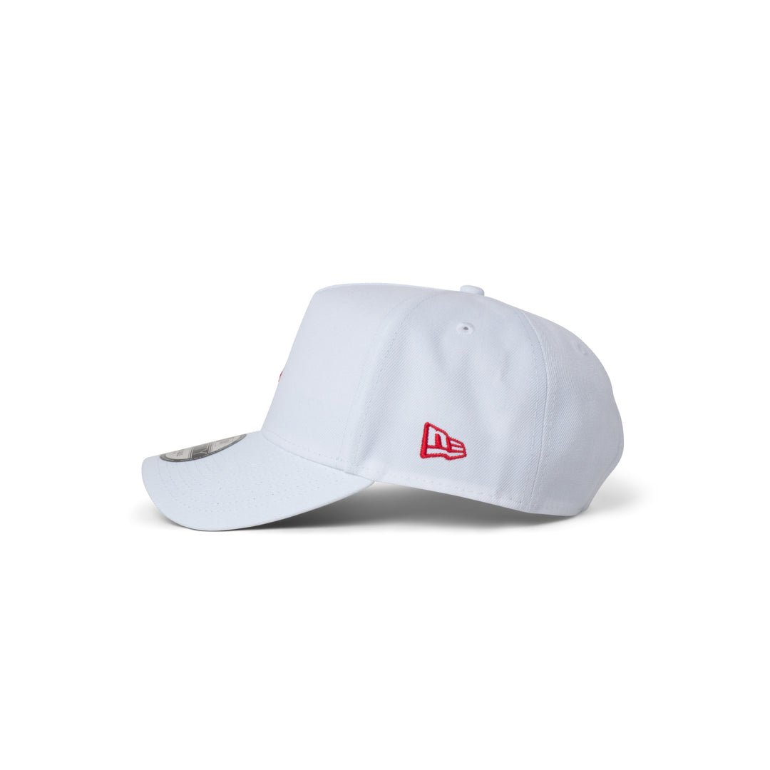New Era Dodgers Super Micro Logo 9Forty A Frame Snapback White/Red