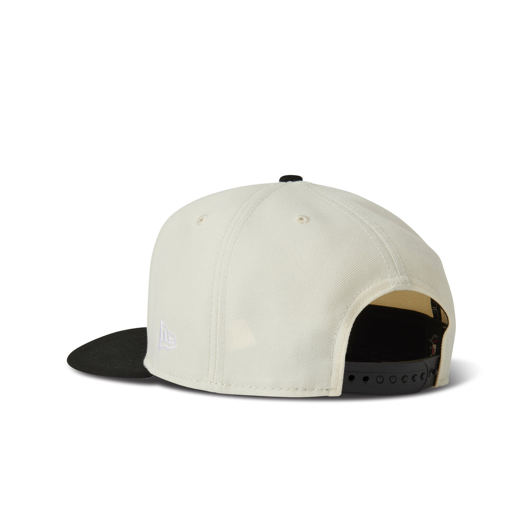 New Era Astros 9Fifty A Frame Curve Snapback Two Tone Chrome/Black