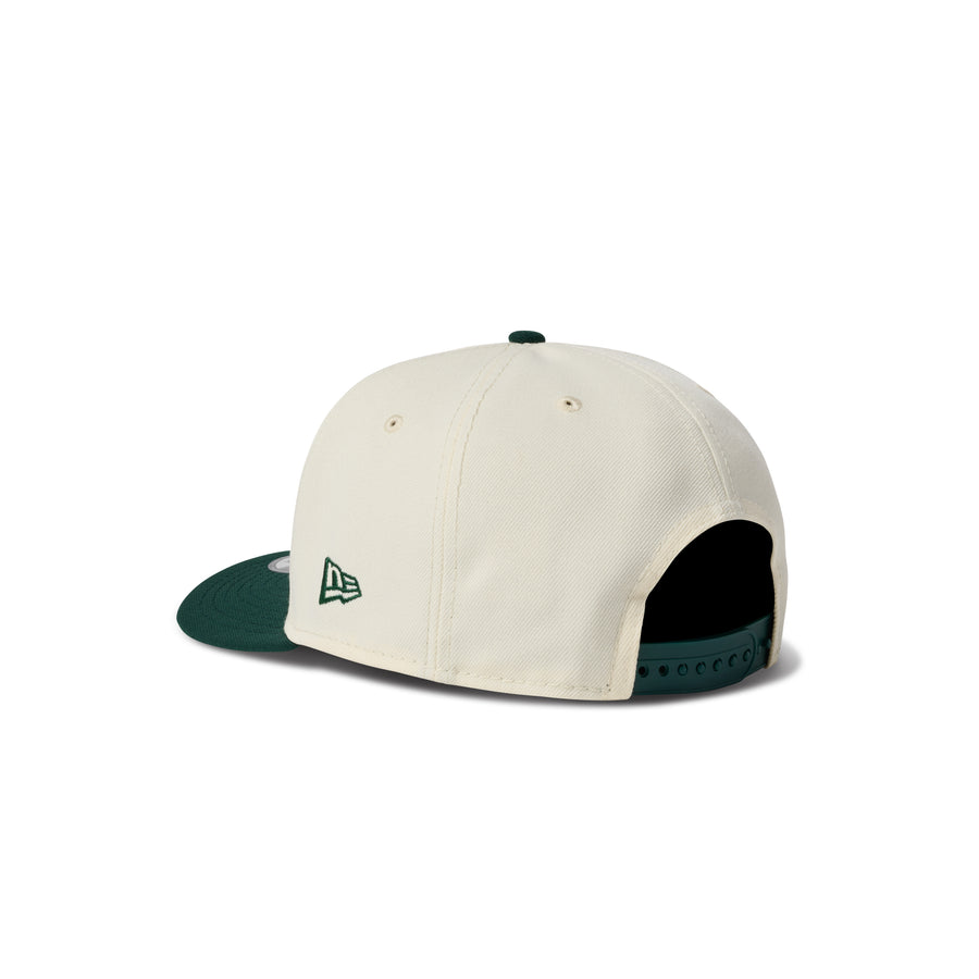 New Era New York Yankees 9Fifty A Frame Curve Snapback Two Tone Chrome/Green