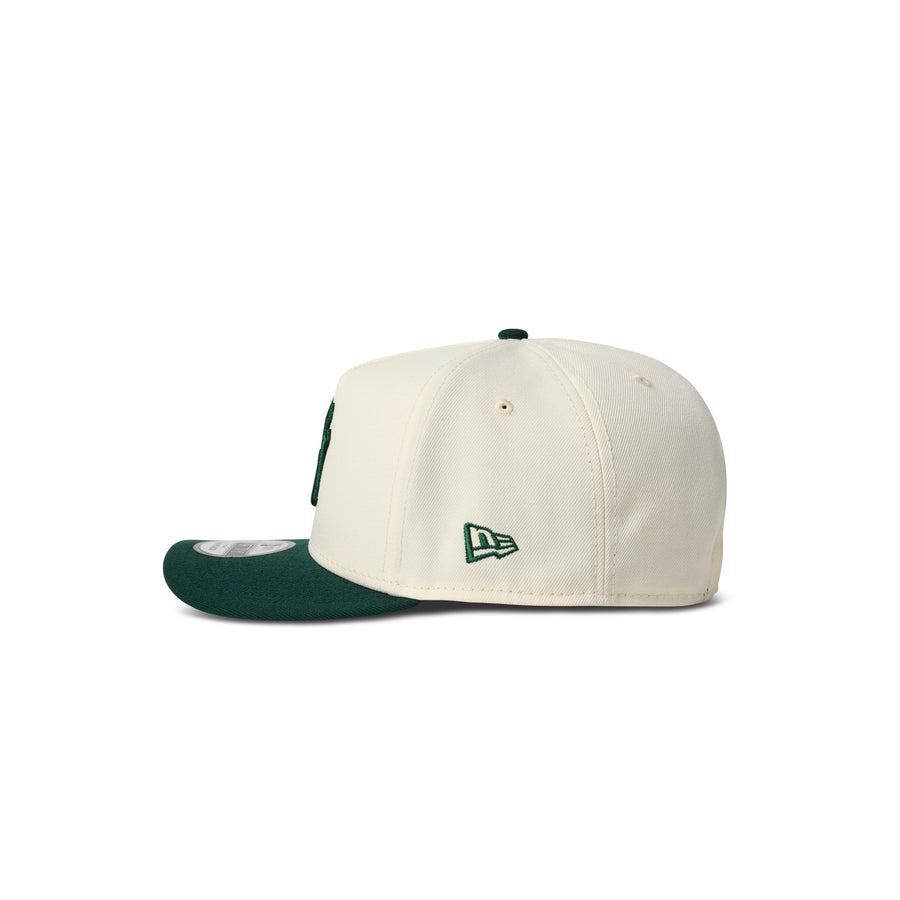 New Era New York Yankees 9Fifty A Frame Curve Snapback Two Tone Chrome/Green