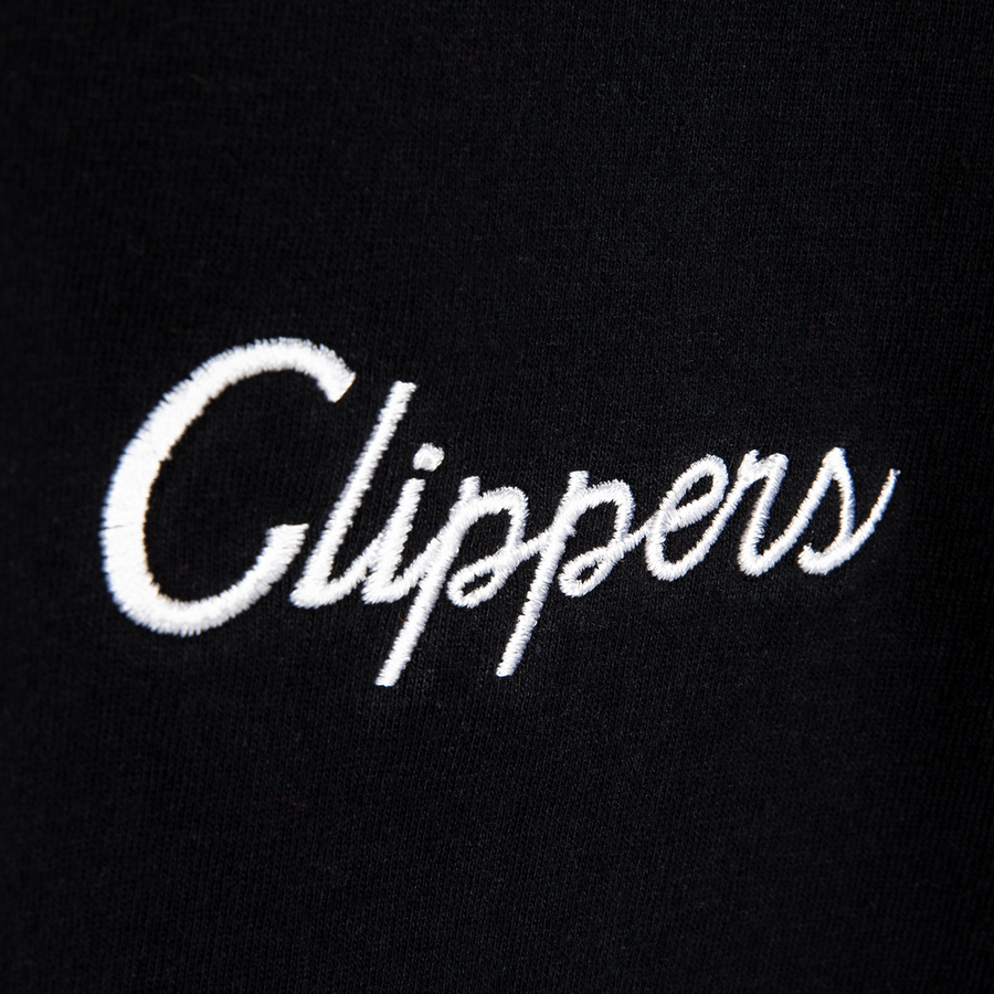 Script Tee Clippers Black
