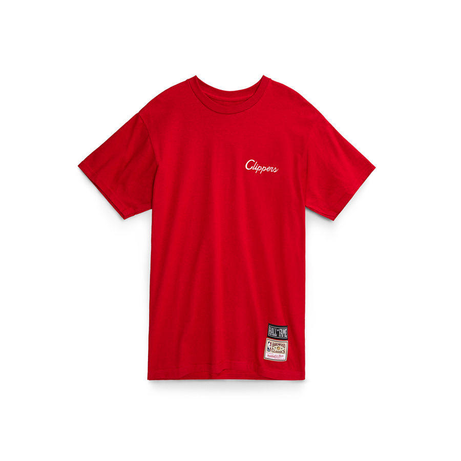 Script Tee Clippers Red