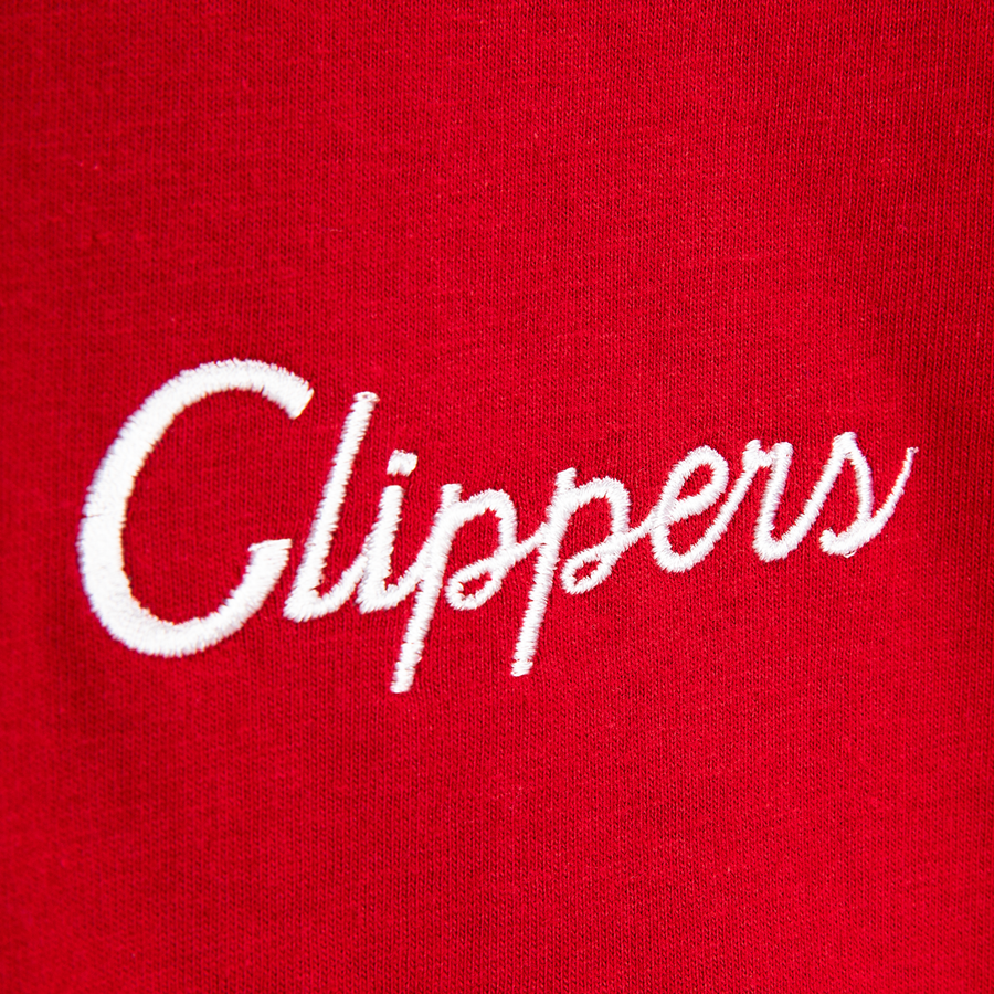 Script Tee Clippers Red