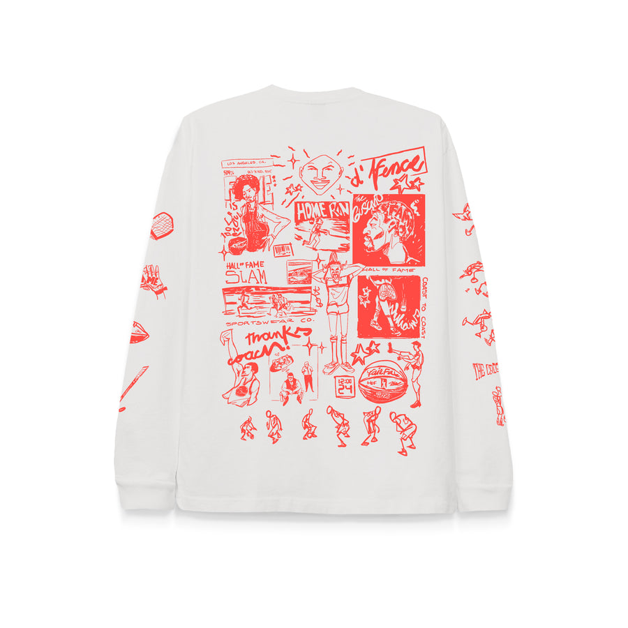 Hall Of Fame Sports Culture Longsleeve Tee Cement