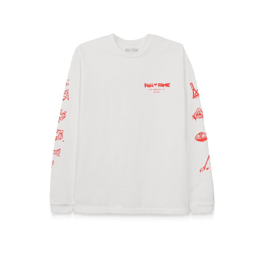 Hall Of Fame Sports Culture Longsleeve Tee Cement