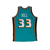 Mitchell & Ness Black Detroit Pistons 1998-99 Grant Hill Jersey Swingm –  Exclusive Fitted Inc.