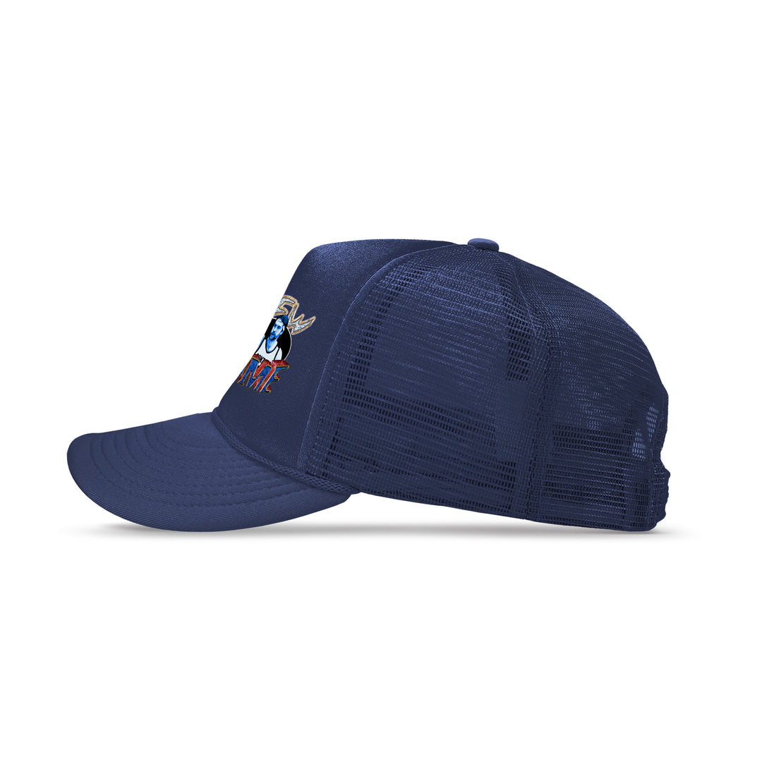 Hall Of Fame Gonzaga Drew Timme Trucker Hat Navy