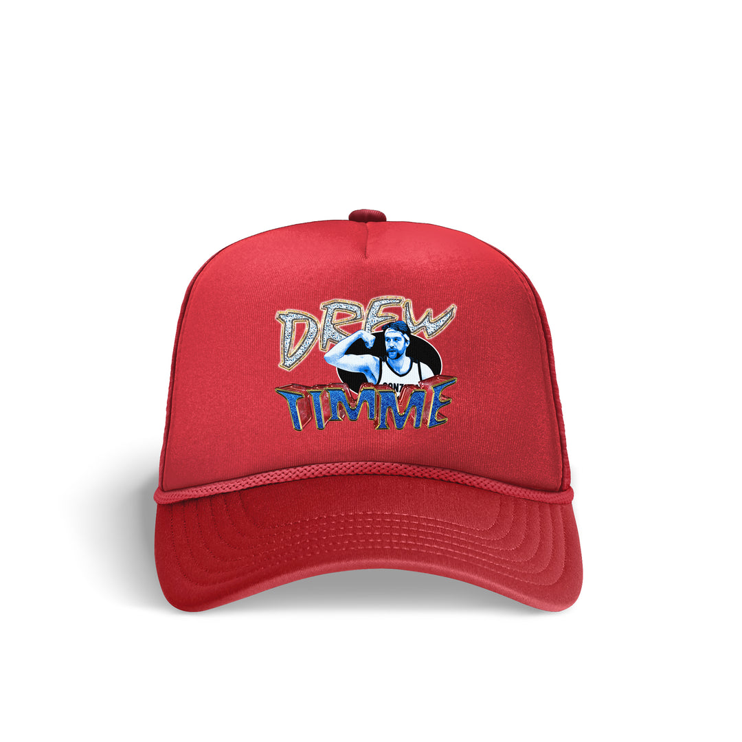Hall Of Fame Gonzaga Drew Timme Trucker Hat Red