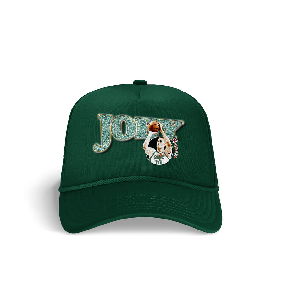 Hall Of Fame Michigan State Joey Hauser Trucker Hat Dark Green