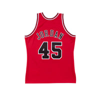 Mitchell & Ness Men's Chicago Bulls Michael Jordan Authentic Jersey - Red